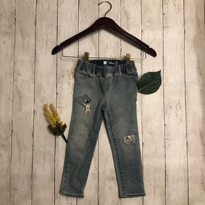 Baby Gap Disney Dalmatian Jean leggings Toddler 4T